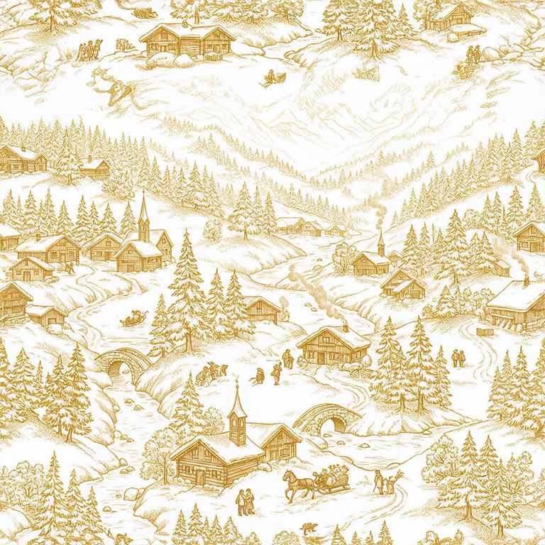 Winter Village Detail